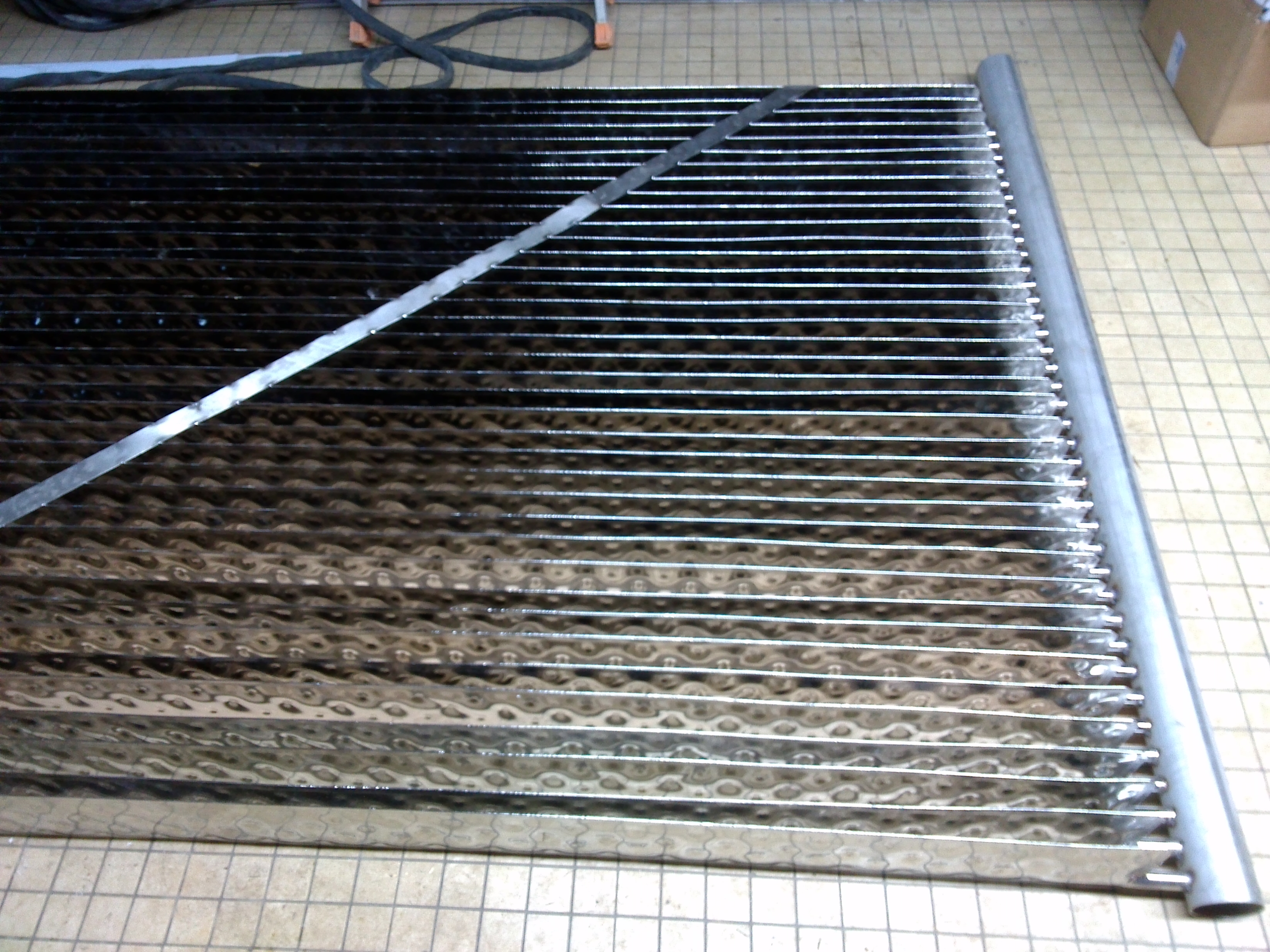 chaudronnerie.fabrication d échangeur drapeau photo1